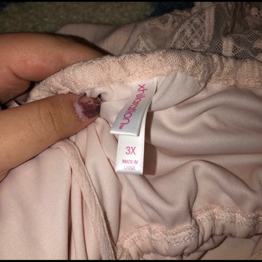 Xhilaration Pink Lace Midi Dress 3X - Picture 6 of 6